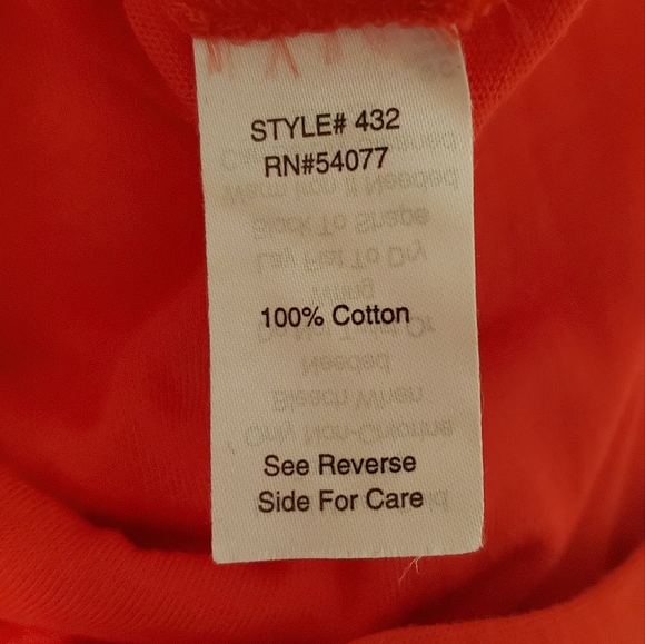 CAbi Sleeveless Red Nouvelle Cotton Shirt-Size M - Picture 3 of 6